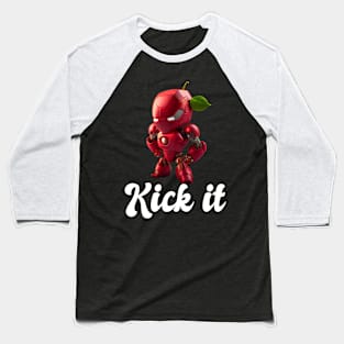 Kick it - design Baseball T-Shirt